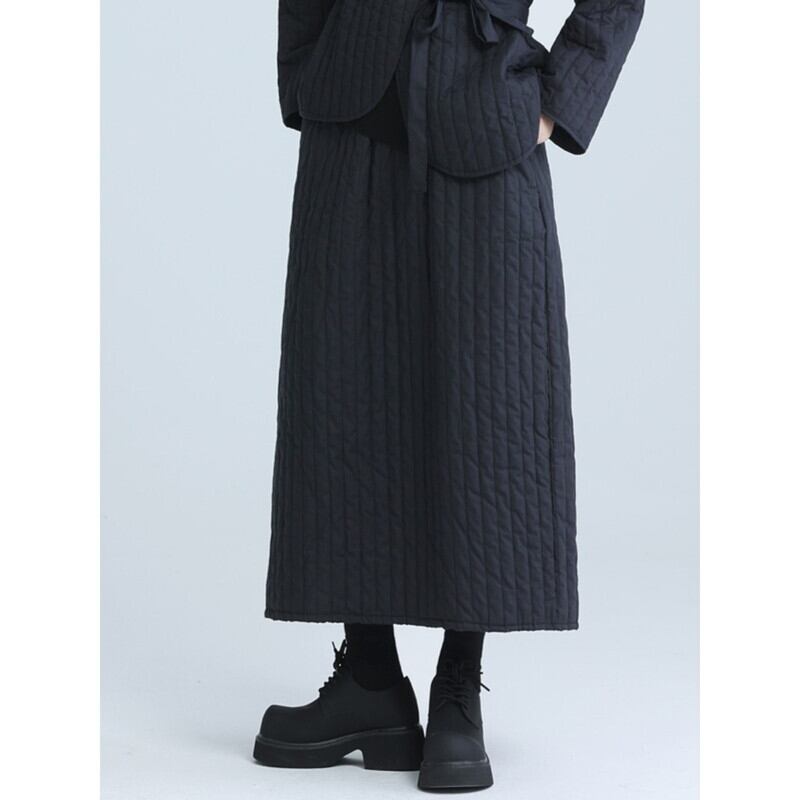 Quilting Long Skirt【TR3153】