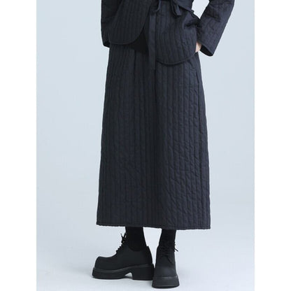 Quilting Long Skirt【TR3153】