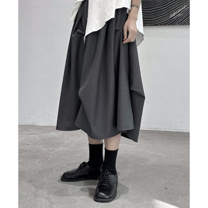Drape High-Waist Skirt【TR3155】
