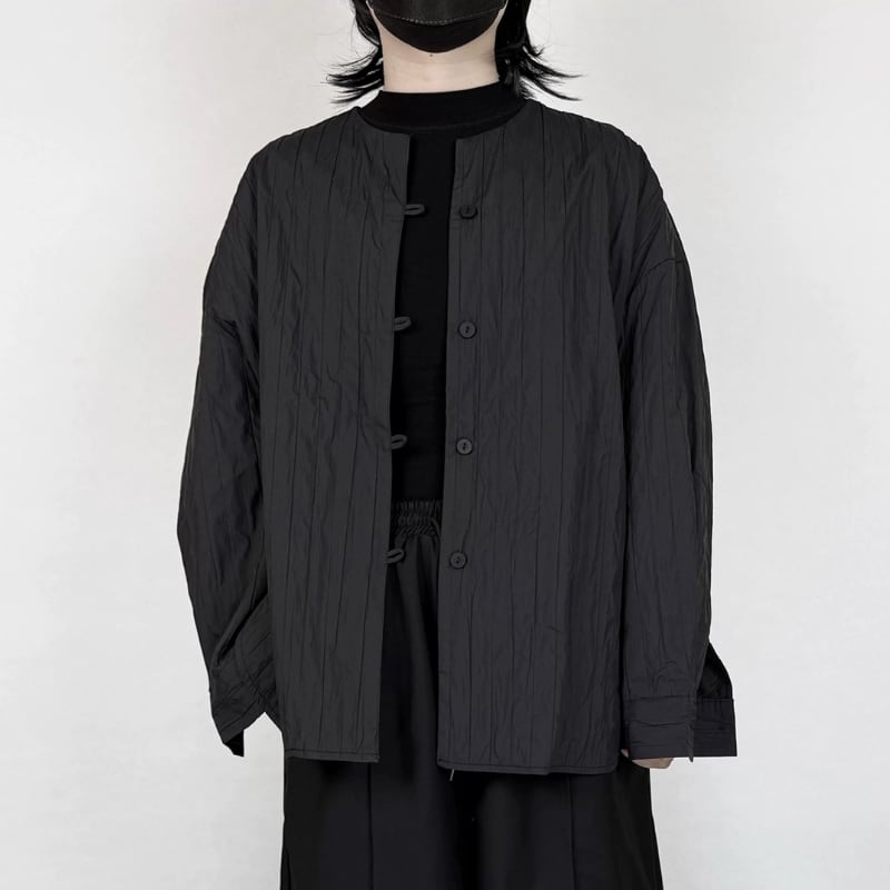 Crumpled Texture Minimal Jacket【TR3362】