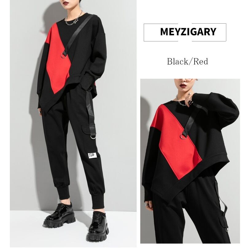 〈Unisex〉Color Block Pullover Shirt【TR2990】