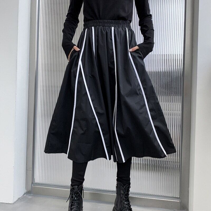 High Elastic Waist Skirt【TR1101】