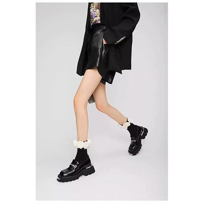Leather Loafers Shoes【TR3393】