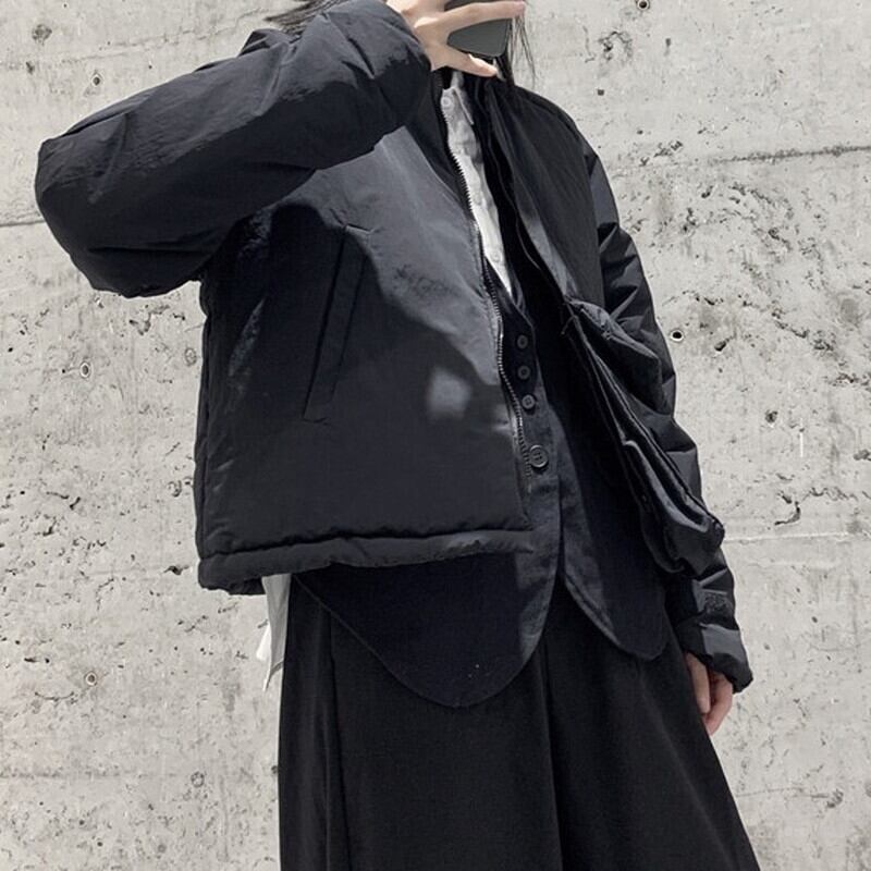 Simple Stand-Collar Jacket【TR3254】