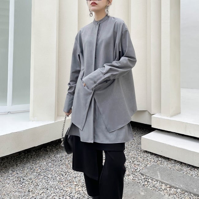 Center Fit Blouse Shirt【TR1020】