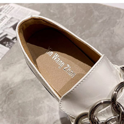 Slip-on Chain Chunky Shoes【TR3398】