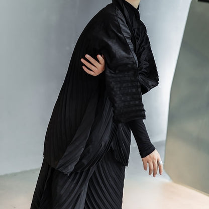 〈Unisex〉 Pleats Tops Wide-pants Set-up【TR1353】