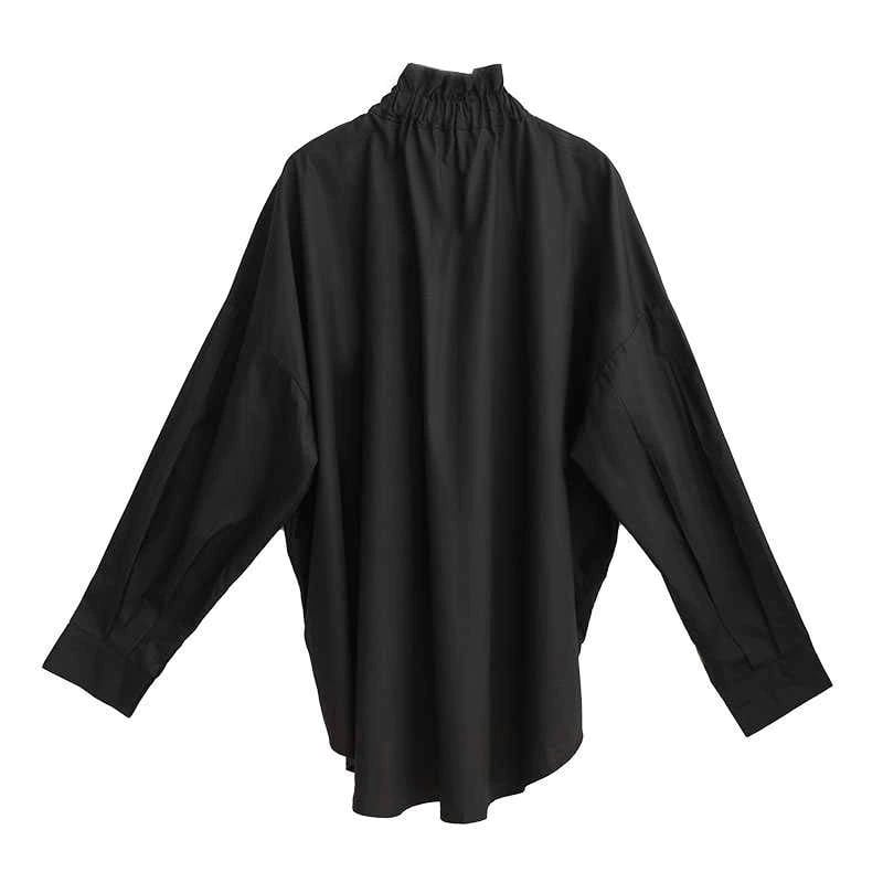 〈Unisex〉Decorative Stand Collar Blouse Shirt【TR1231】