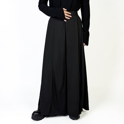 Multipanel High Waist Wide Pants【TR3285】