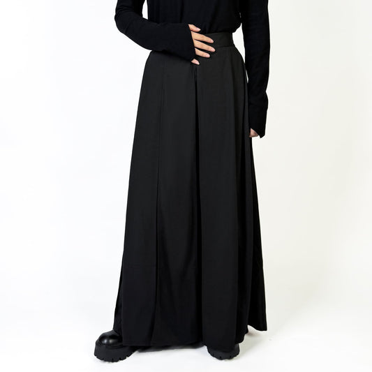 Multipanel High Waist Wide Pants【TR3285】
