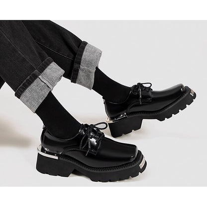 Square Toe Derby Shoes【TR3392】