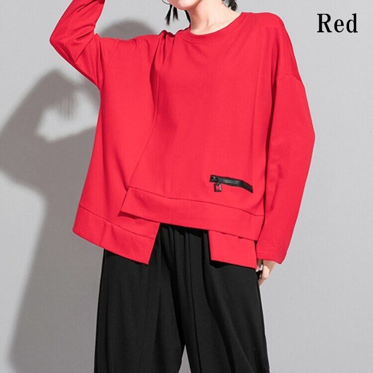 Nichi Pullover Asymmetry Shirt【TR3064】