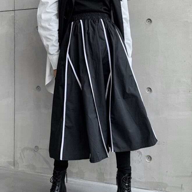High Elastic Waist Skirt【TR1101】