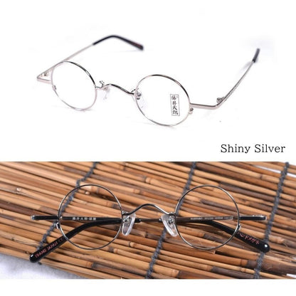 Vintage Ultralight Metal Round Glasses【TR2566】