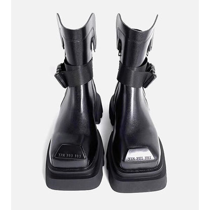 Square toe Combat Boots【TR3384】