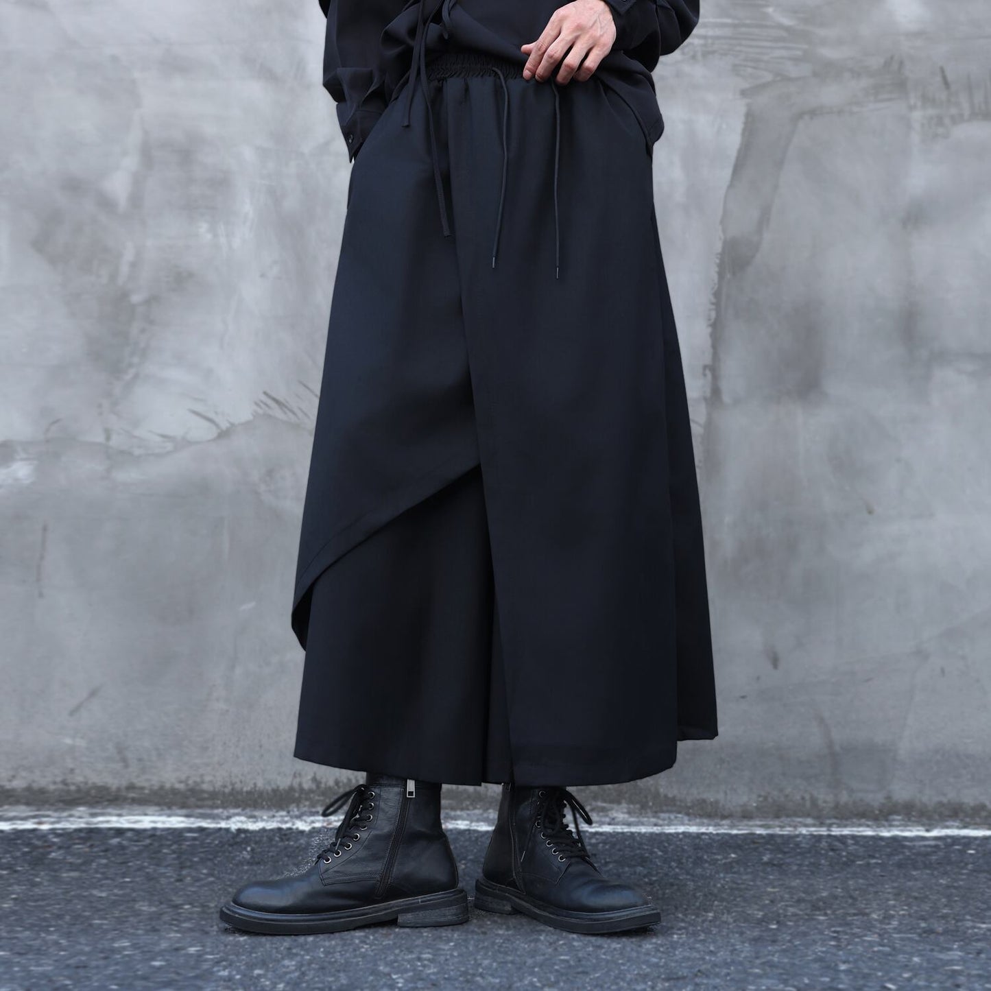 Irregular Ankle Length Skirt Pants【TR3293】