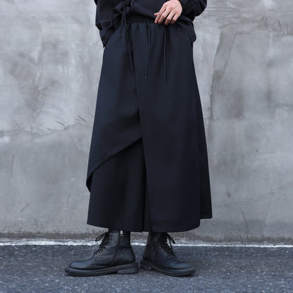 Irregular Ankle Length Skirt Pants【TR3293】