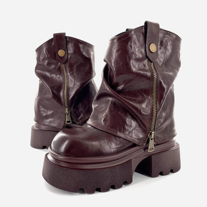Loose Fit Short Boots【TR3380】
