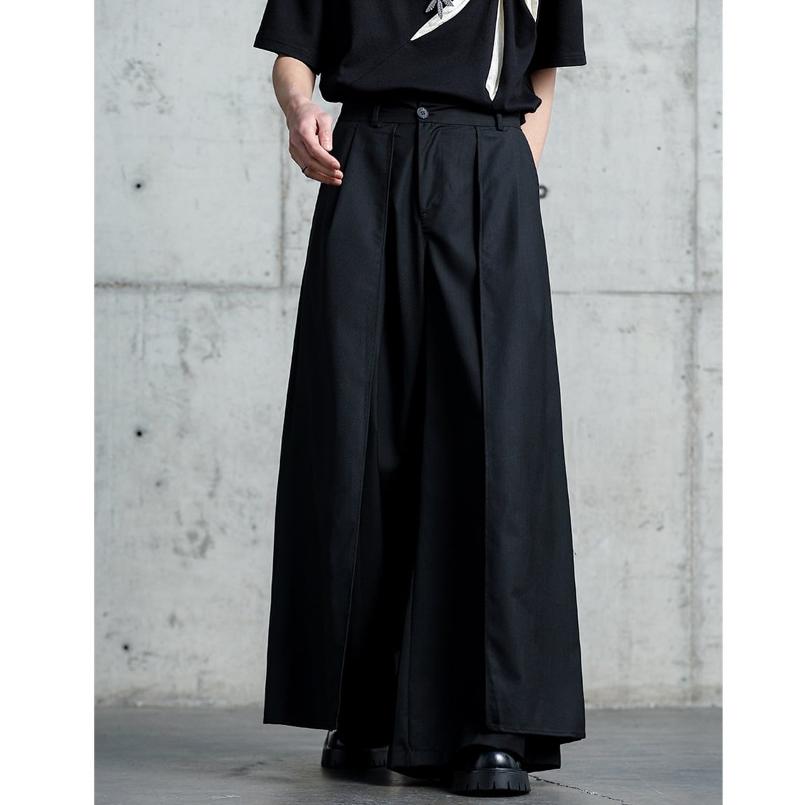 High-Waisted Hakama Pants【TR3271】
