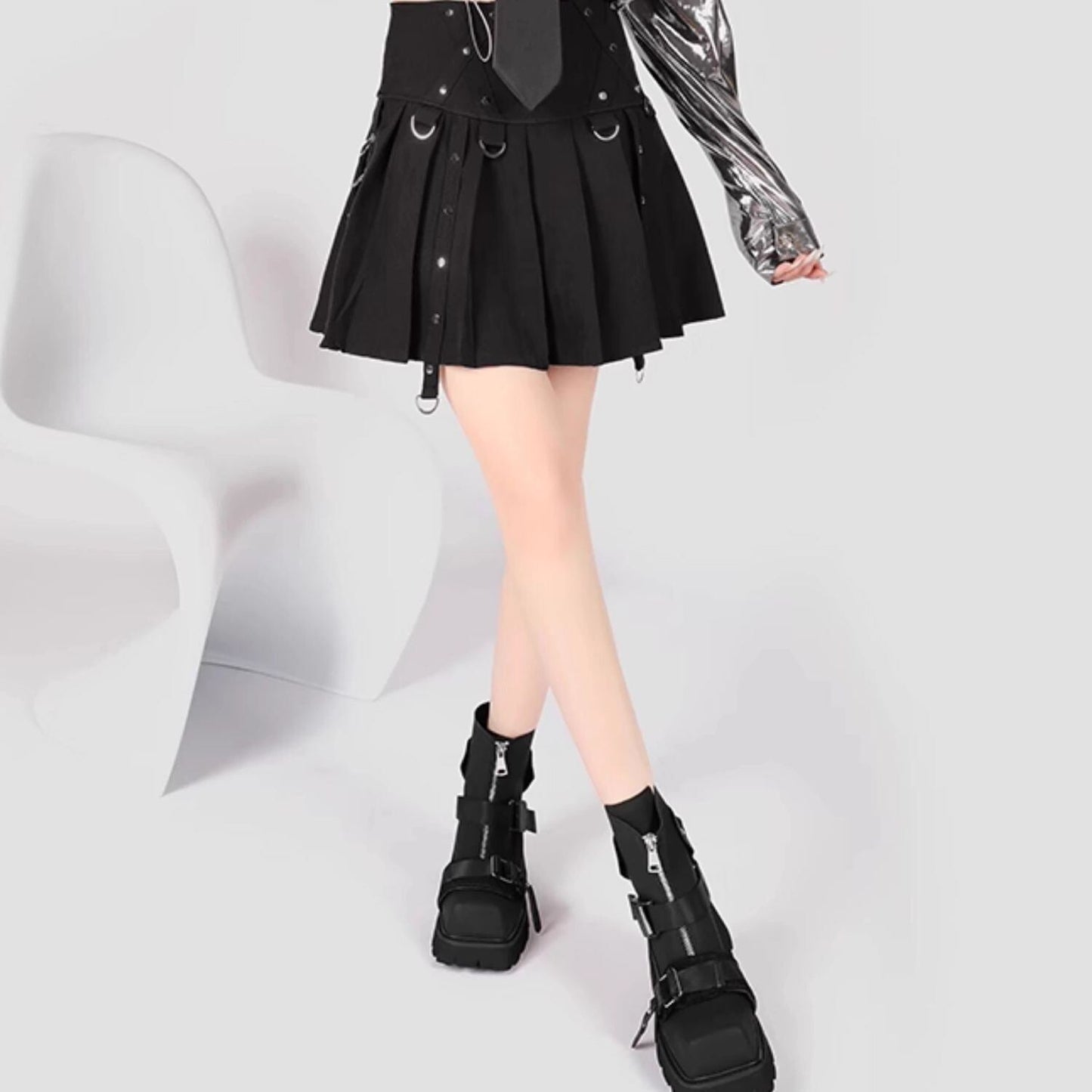 Punk-Rock Short Boots【TR3379】