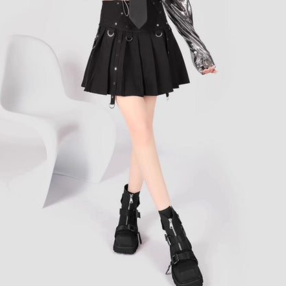 Punk-Rock Short Boots【TR3379】