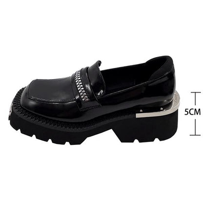 Leather Loafers Shoes【TR3393】