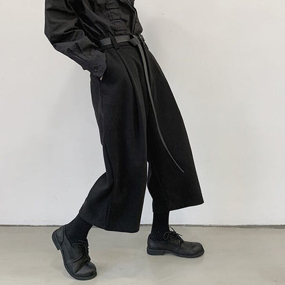 Cropped Semi-wide Pants【TR3292】