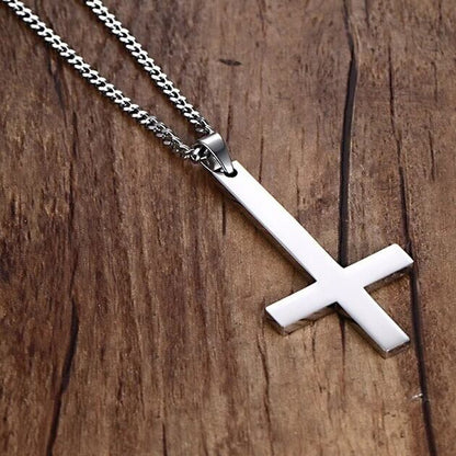 Stainless cross choker necklace【TR2770】
