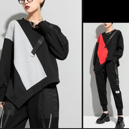 〈Unisex〉Color Block Pullover Shirt【TR2990】