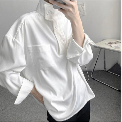 Chic Design High Neck Shirt【TR2484】