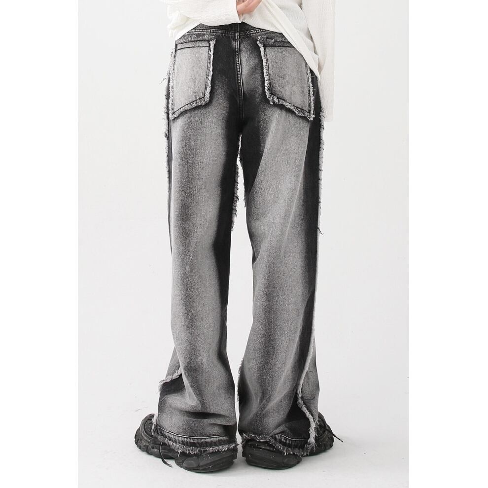 Faded Vintage Denim Pants【TR0483】