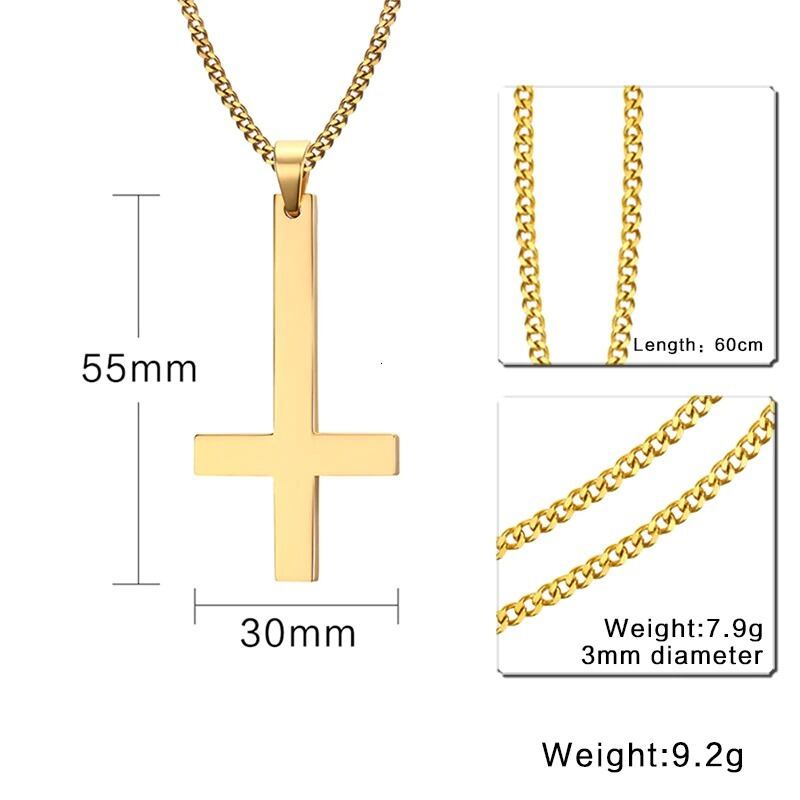 Stainless cross choker necklace【TR2770】