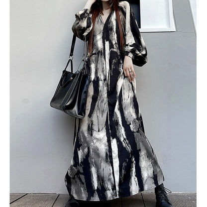 Tie Dye All-in-one Dress【TR3084】