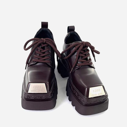 Retro Style Derby Shoes【TR3407】
