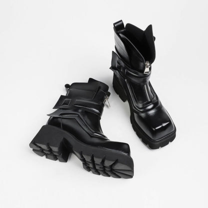 Punk Chunky Platform Boots 【TR3381】