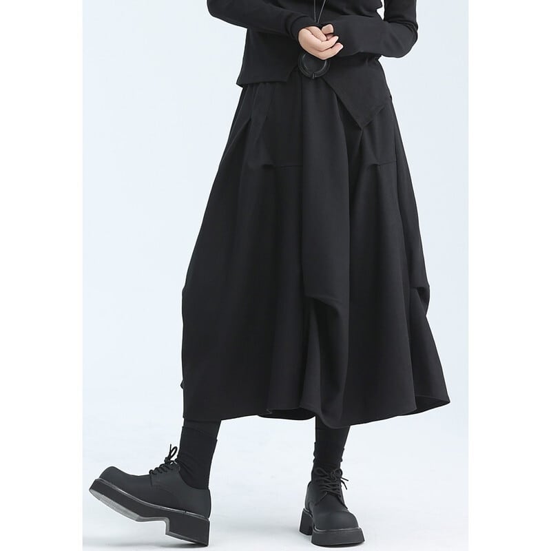 Asymmetru Wool Skirt【TR3151】