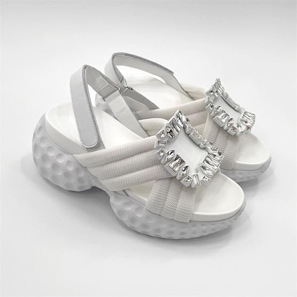 Rhinestone Buckle Sandal【TR3418】