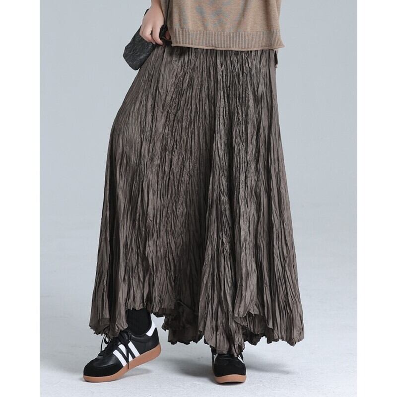 Crinkle Flare Skirt【TR3183】