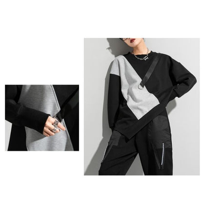 〈Unisex〉Color Block Pullover Shirt【TR2990】
