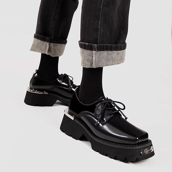 Square Toe Derby Shoes【TR3392】