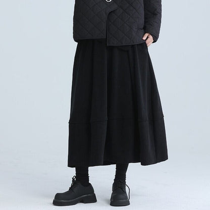 Tiered A-Line Simple Skirt【TR3169】