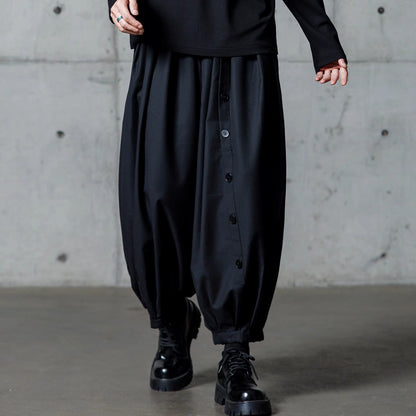 Gathered Balloon Cropped Pants【TR3310】