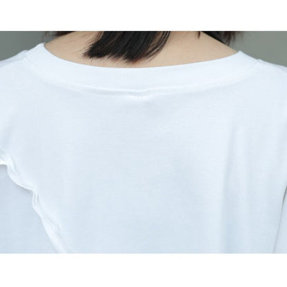 Asymmetry Patchwork T-Shirt【TR3142】