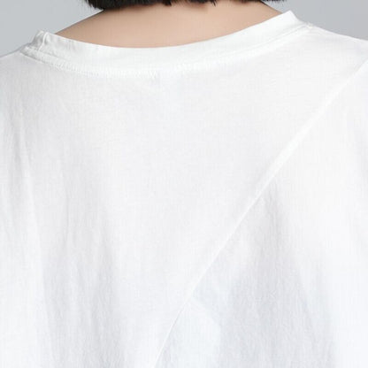 Asymmetry Line T-Shirt【TR3147】