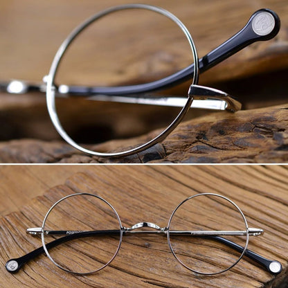 Vintage Round Metal Frame Glasses【TR2569】
