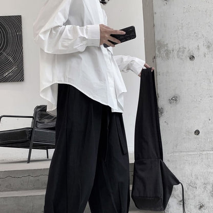 Loose Button Collared Shirt【TR3122】