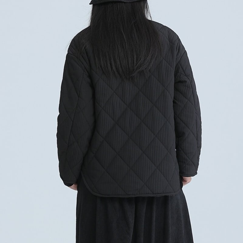 No-Collar Diamond Jacket【TR3252】