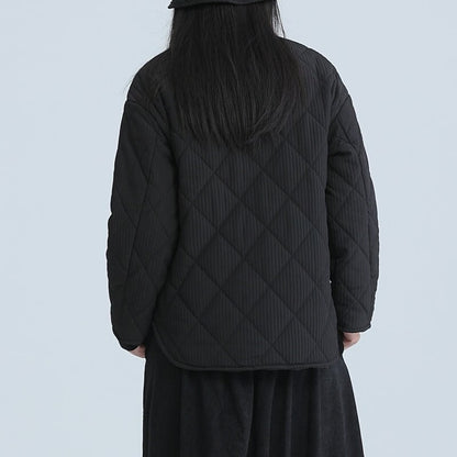 No-Collar Diamond Jacket【TR3252】
