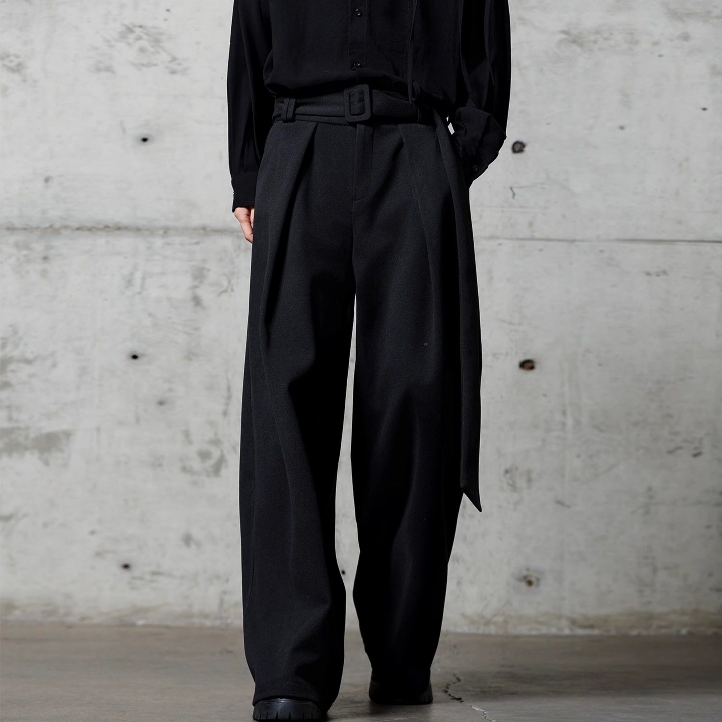 Belted High Waist Pants【TR3272】