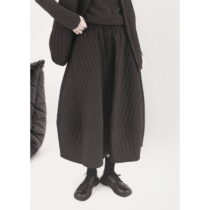 Quilting Crumply Skirt【TR3158】